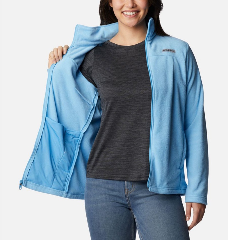 Columbia Castle Dale Full Zip Women's Fleece Jacket Blue | DQYJXU-071