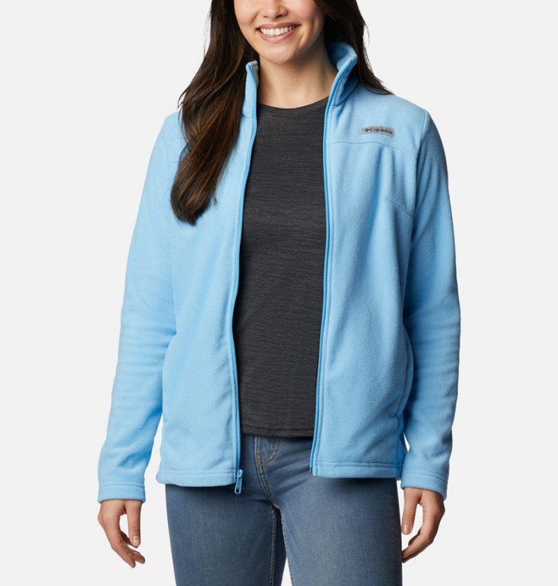 Columbia Castle Dale Full Zip Women's Fleece Jacket Blue | DQYJXU-071