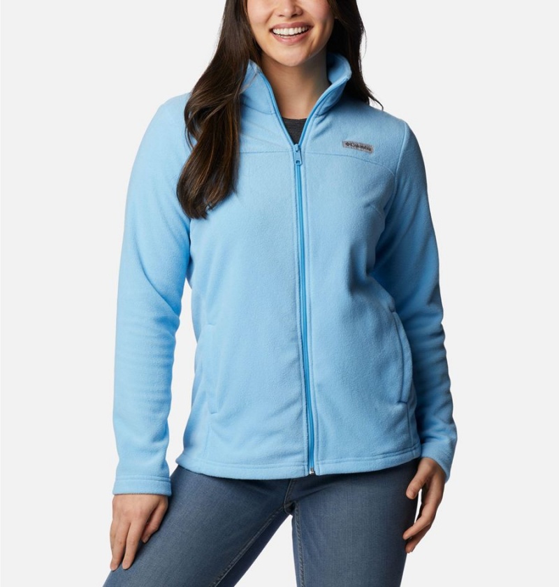 Columbia Castle Dale Full Zip Women\'s Fleece Jacket Blue | DQYJXU-071