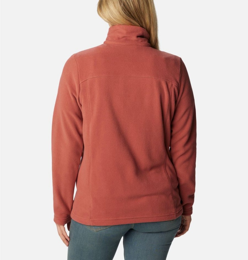 Columbia Castle Dale Full Zip Women's Fleece Jacket Coral | CUAVSF-591