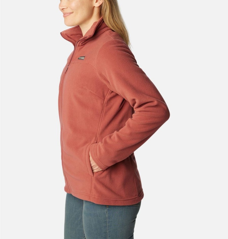 Columbia Castle Dale Full Zip Women's Fleece Jacket Coral | CUAVSF-591