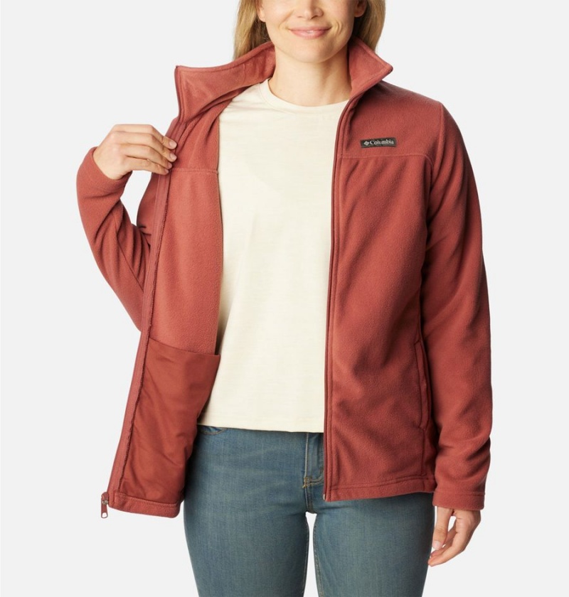 Columbia Castle Dale Full Zip Women's Fleece Jacket Coral | CUAVSF-591