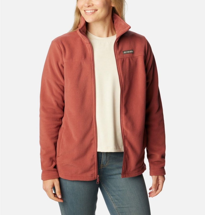 Columbia Castle Dale Full Zip Women's Fleece Jacket Coral | CUAVSF-591