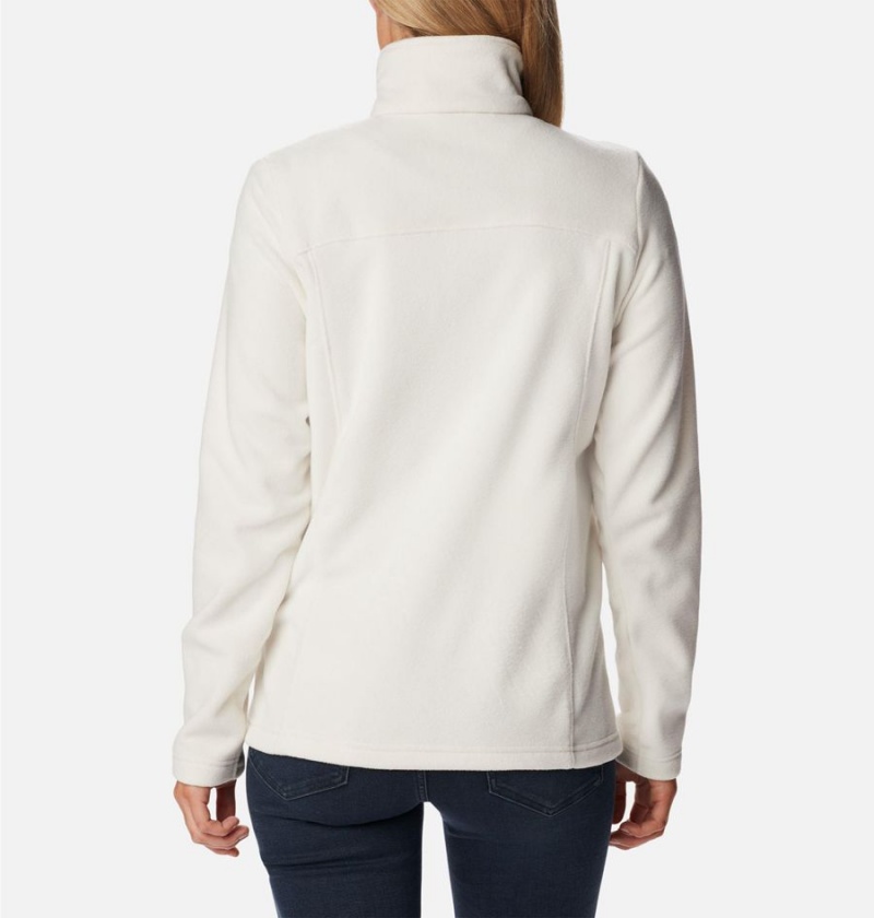 Columbia Castle Dale Full Zip Women's Fleece Jacket White | QJAOXI-342