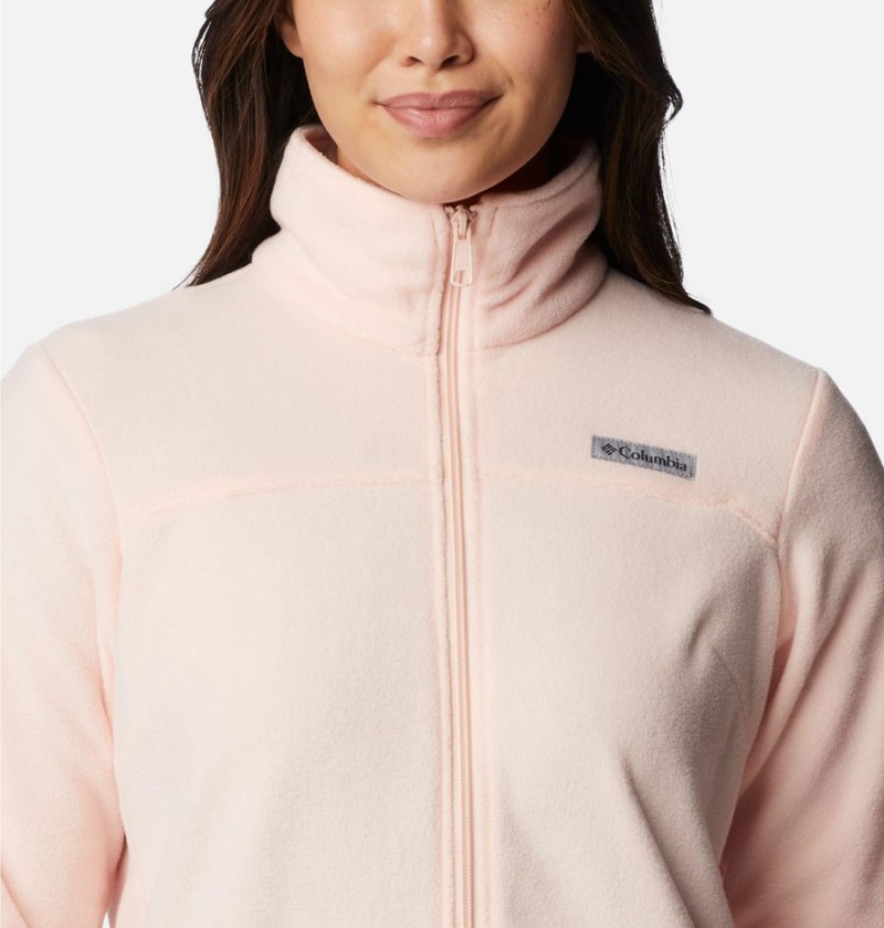 Columbia Castle Dale Full Zip Women's Fleece Jacket Pink | VOZKTB-264