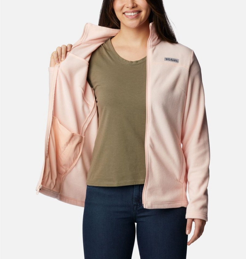 Columbia Castle Dale Full Zip Women's Fleece Jacket Pink | VOZKTB-264