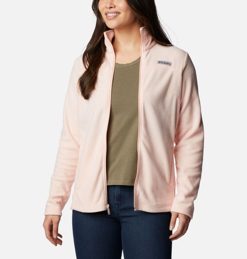 Columbia Castle Dale Full Zip Women's Fleece Jacket Pink | VOZKTB-264