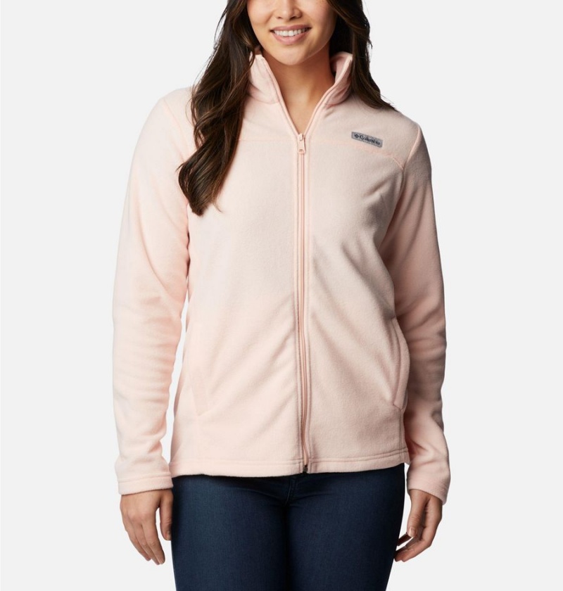 Columbia Castle Dale Full Zip Women\'s Fleece Jacket Pink | VOZKTB-264