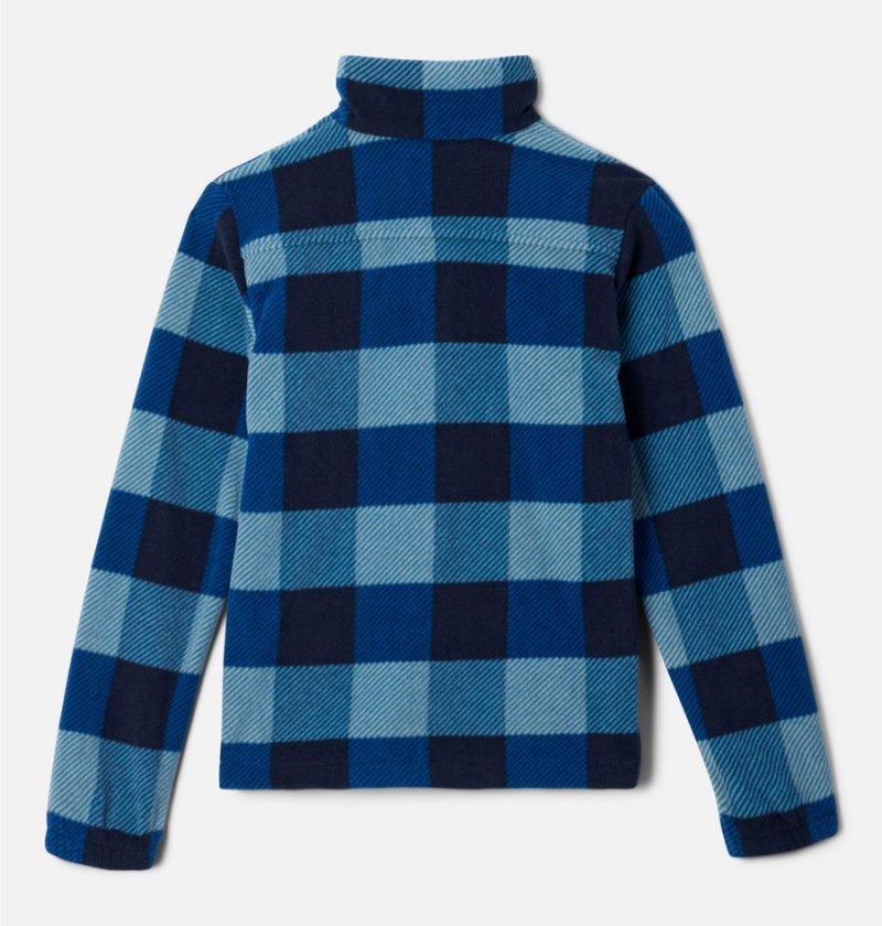 Columbia Castle Dale Printed Full Zip Kids' Fleece Blue | REGIDS-841