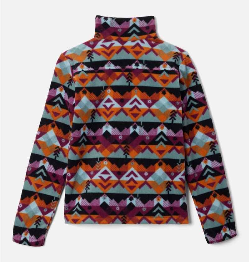 Columbia Castle Dale Printed Full Zip Kids' Fleece Red | MNDUCG-356