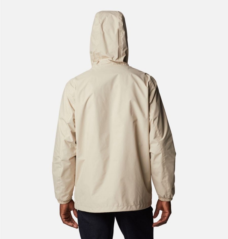 Columbia Cedar Cliff Men's Rain Jacket Khaki | ORIDKN-415