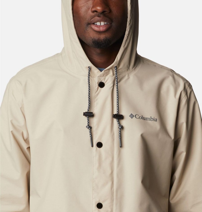 Columbia Cedar Cliff Men's Rain Jacket Khaki | ORIDKN-415