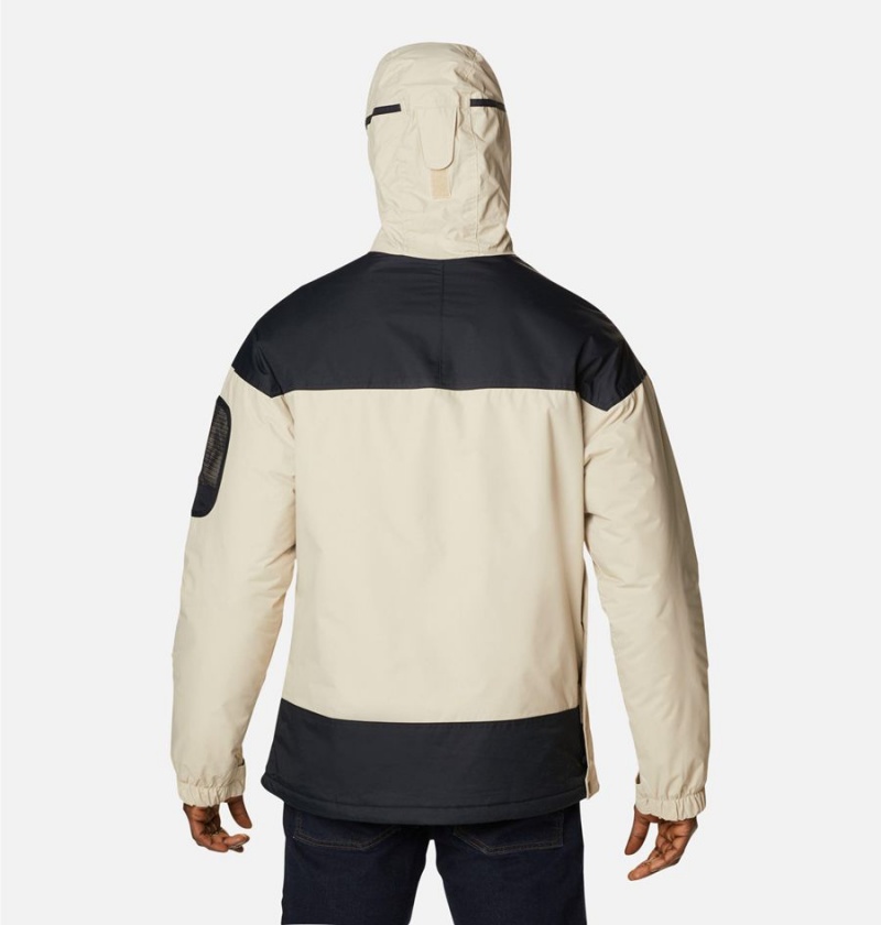 Columbia Challenger Anorak Insulated Men's Puffer Jacket Khaki | IJKGVH-592