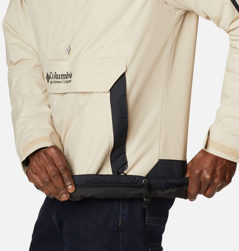 Columbia Challenger Anorak Insulated Men's Puffer Jacket Khaki | IJKGVH-592
