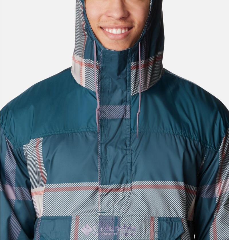 Columbia Challenger Men's Windbreaker Blue | CYMAFW-489