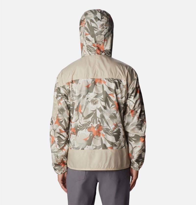 Columbia Challenger Men's Windbreaker Khaki | YOHWGU-507