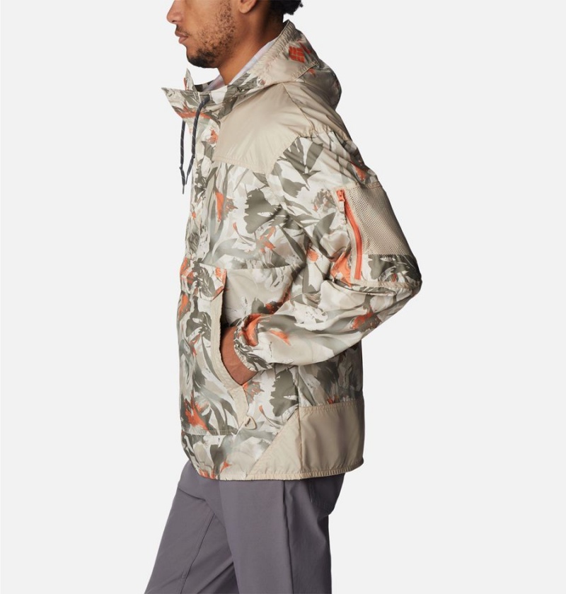 Columbia Challenger Men's Windbreaker Khaki | YOHWGU-507
