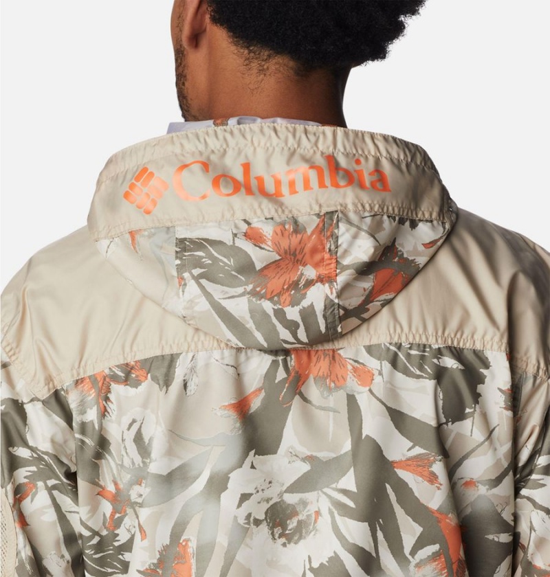 Columbia Challenger Men's Windbreaker Khaki | YOHWGU-507