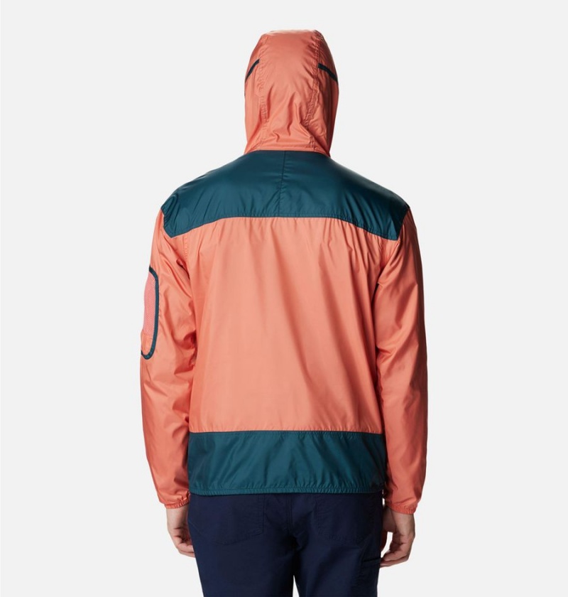 Columbia Challenger Men's Windbreaker Orange | PDEHUW-956