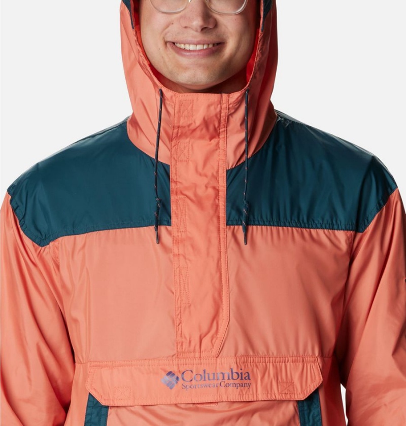 Columbia Challenger Men's Windbreaker Orange | PDEHUW-956