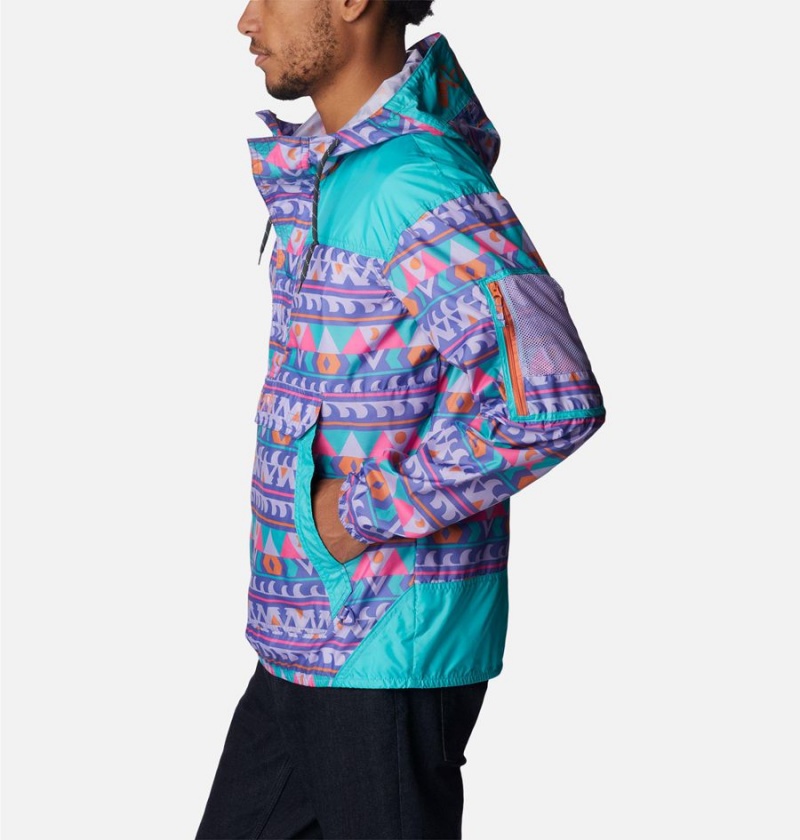 Columbia Challenger Men's Windbreaker Purple | JUOYBL-679