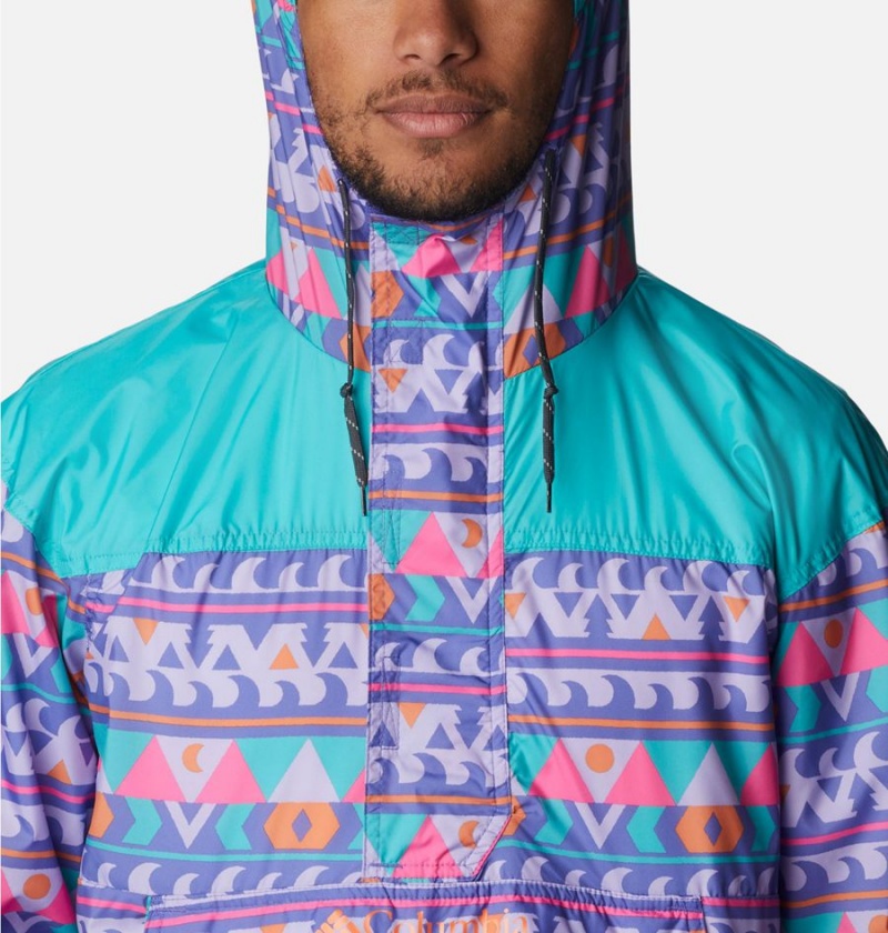 Columbia Challenger Men's Windbreaker Purple | JUOYBL-679