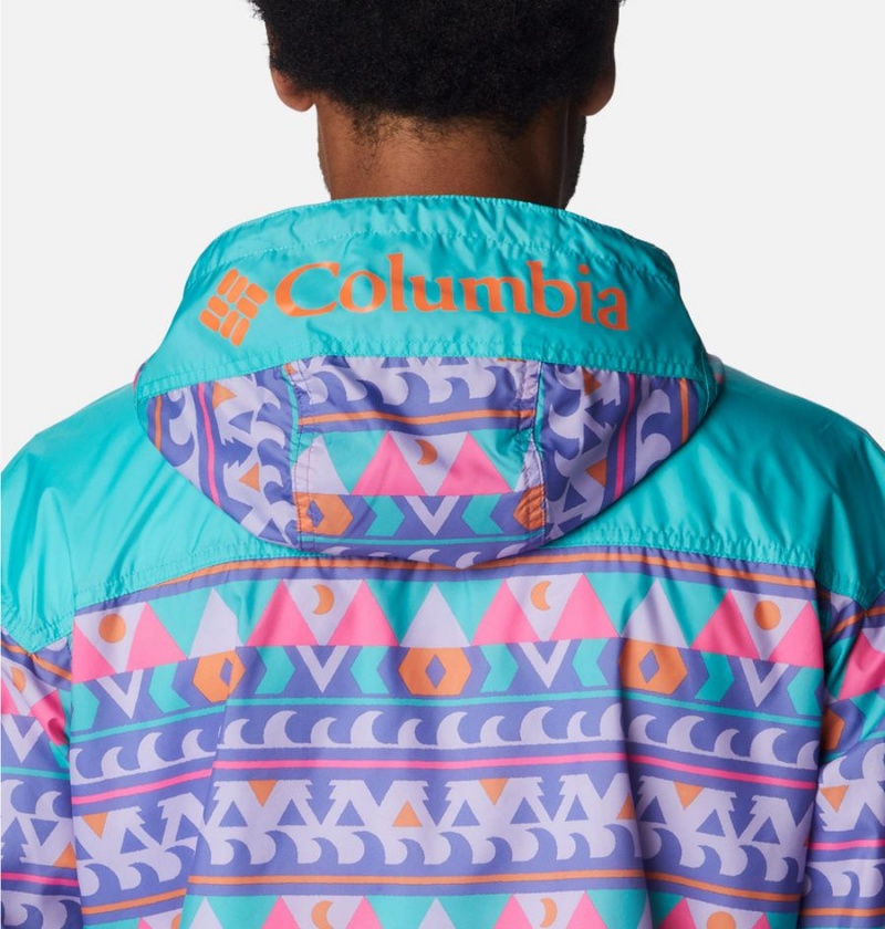 Columbia Challenger Men's Windbreaker Purple | JUOYBL-679