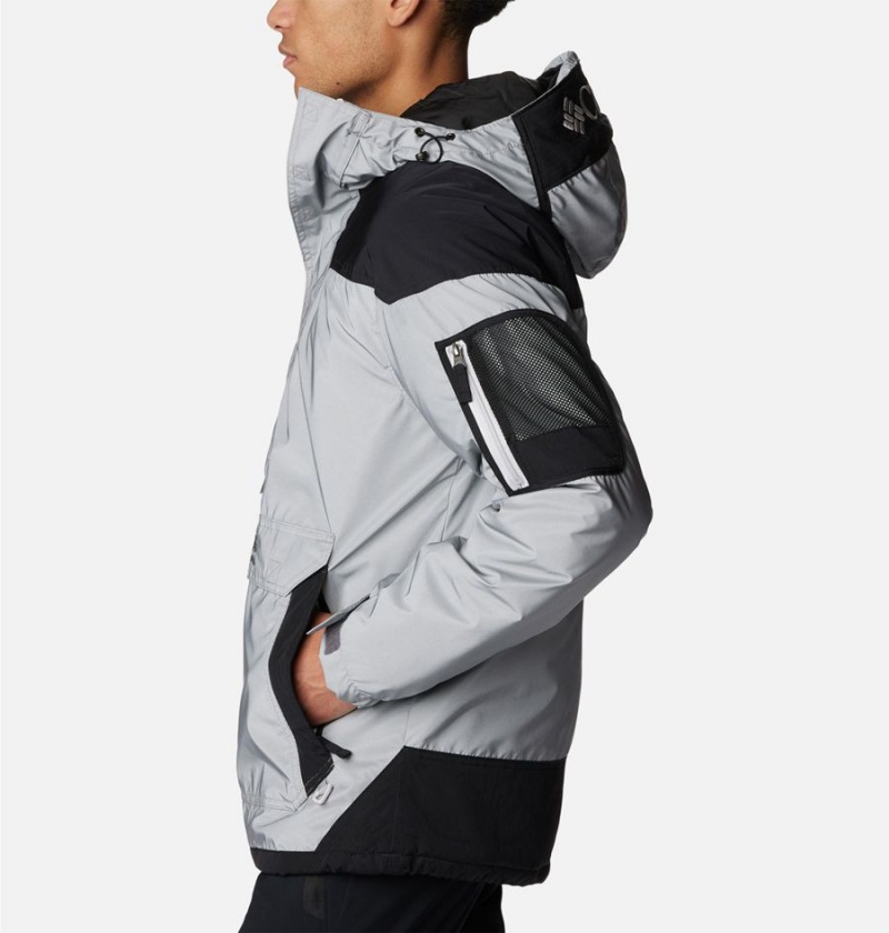 Columbia Challenger Remastered Pullover Insulated Men's Puffer Jacket Grey | HPYEGJ-351