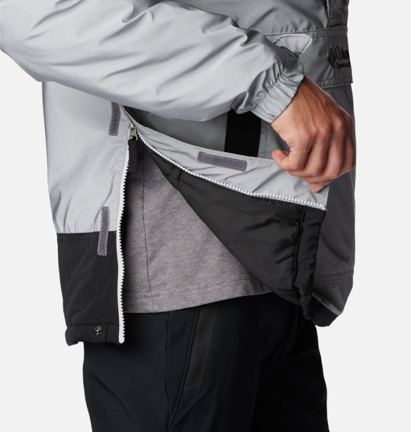 Columbia Challenger Remastered Pullover Insulated Men's Puffer Jacket Grey | HPYEGJ-351