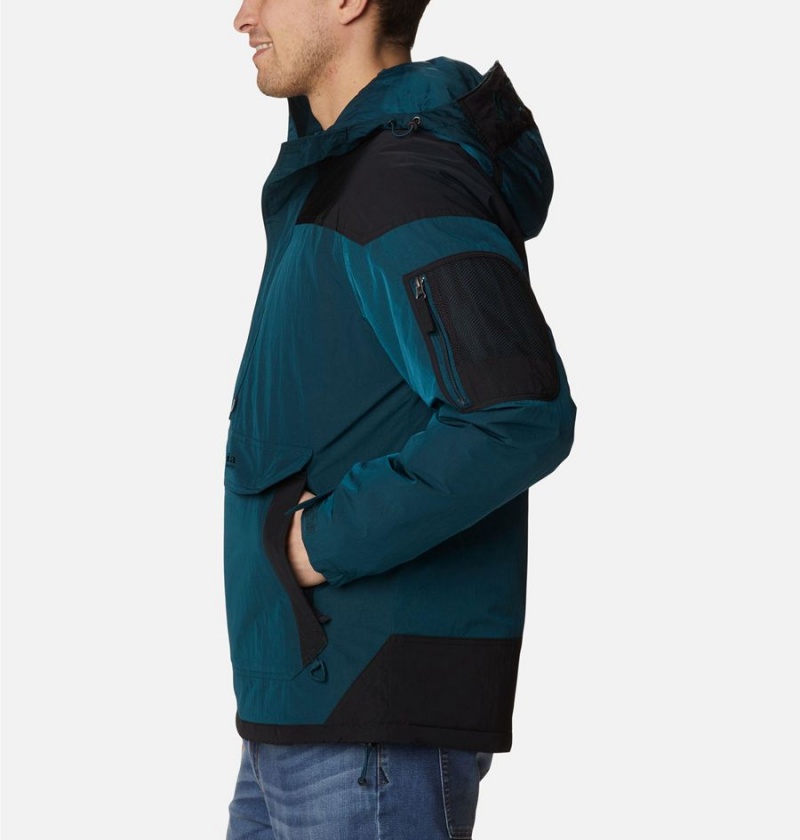 Columbia Challenger Remastered Pullover Insulated Men's Puffer Jacket Navy | RZAKSU-918