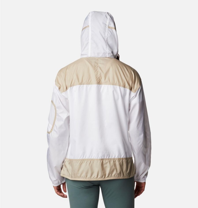Columbia Challenger Women's Windbreaker White | LEDHKV-643