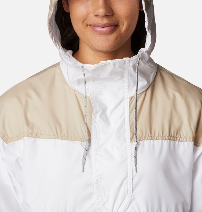 Columbia Challenger Women's Windbreaker White | LEDHKV-643