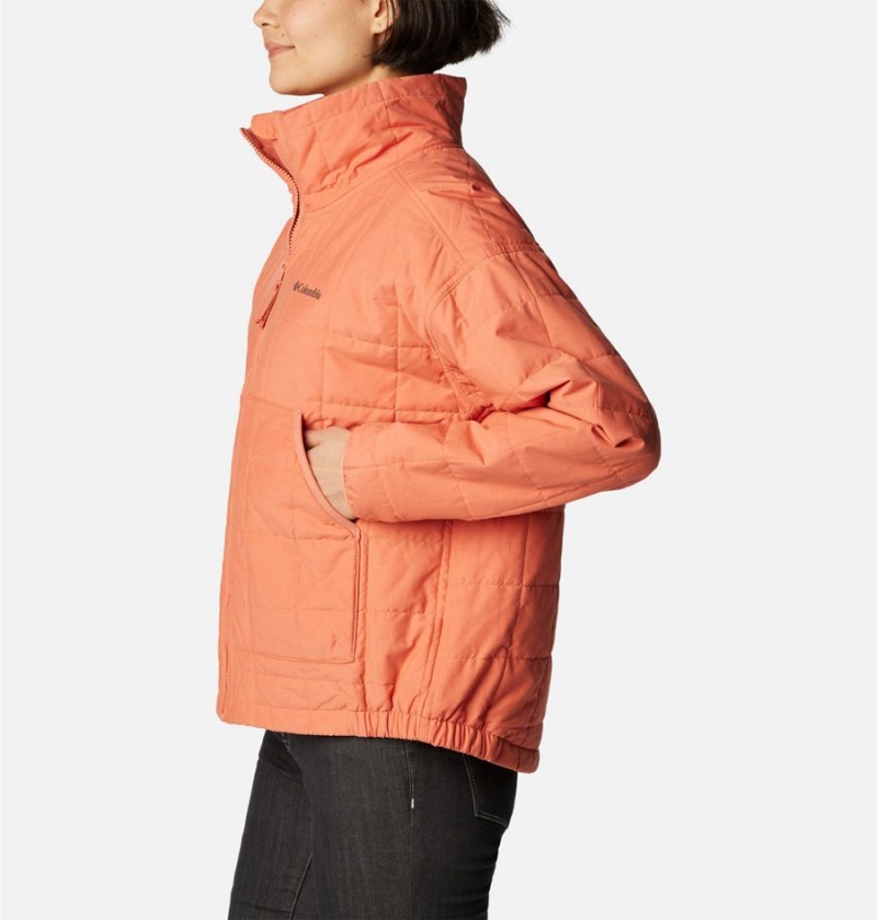 Columbia Chatfield Hill II Women's Puffer Jacket Coral | YNXARB-298