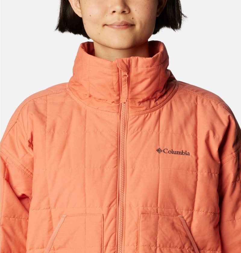Columbia Chatfield Hill II Women's Puffer Jacket Coral | YNXARB-298