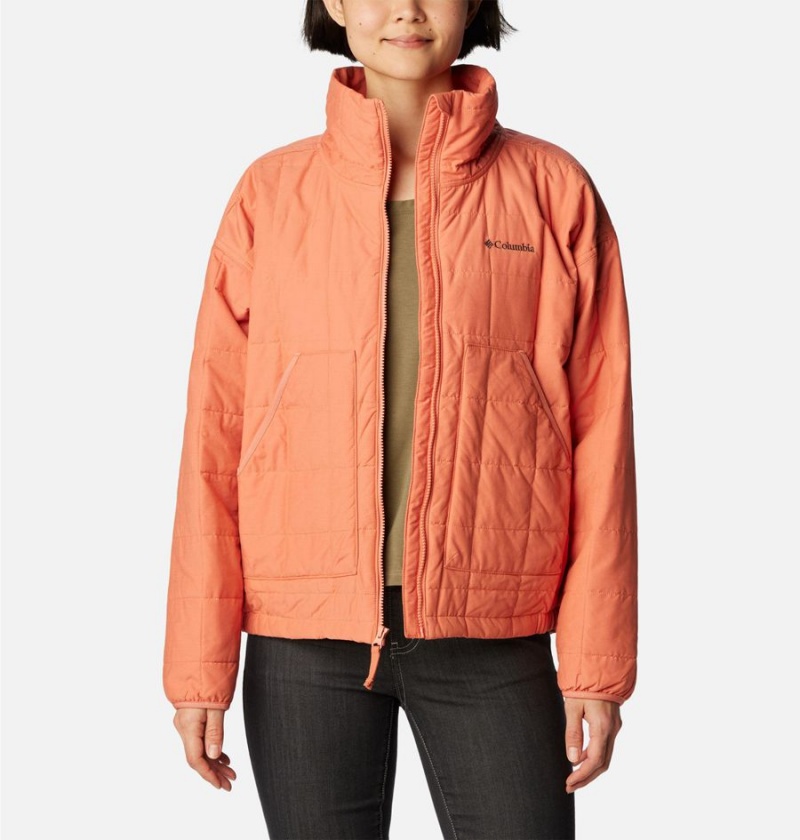 Columbia Chatfield Hill II Women's Puffer Jacket Coral | YNXARB-298