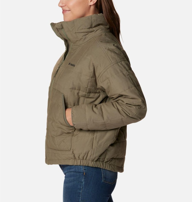 Columbia Chatfield Hill II Women's Puffer Jacket Green | MQKSPV-017
