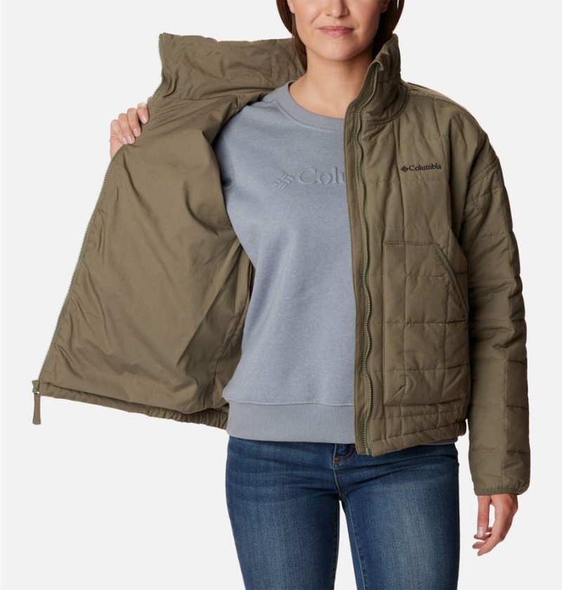 Columbia Chatfield Hill II Women's Puffer Jacket Green | MQKSPV-017