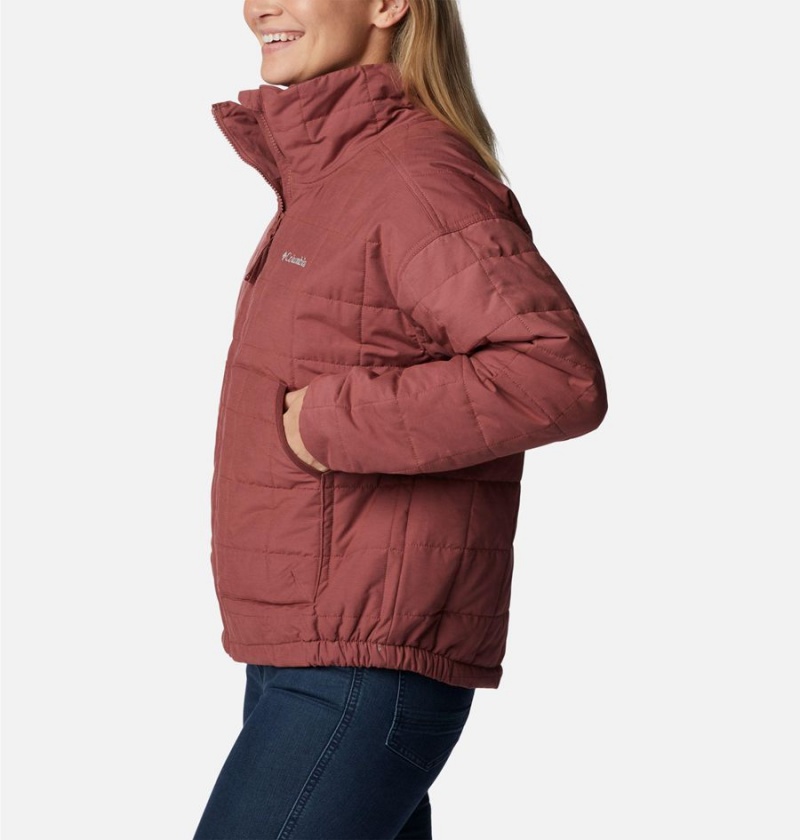 Columbia Chatfield Hill II Women's Puffer Jacket Red | TKNZSF-087