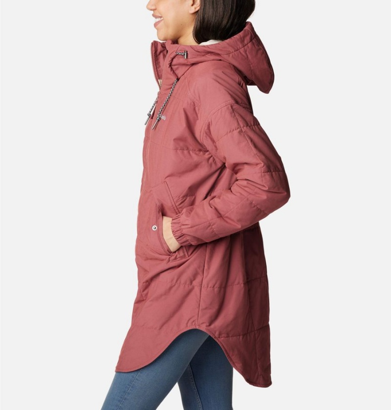 Columbia Chatfield Hill Novelty Women's Coats Pink | ASQCTB-312