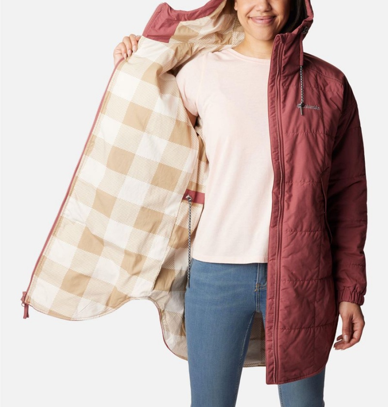 Columbia Chatfield Hill Novelty Women's Coats Pink | ASQCTB-312