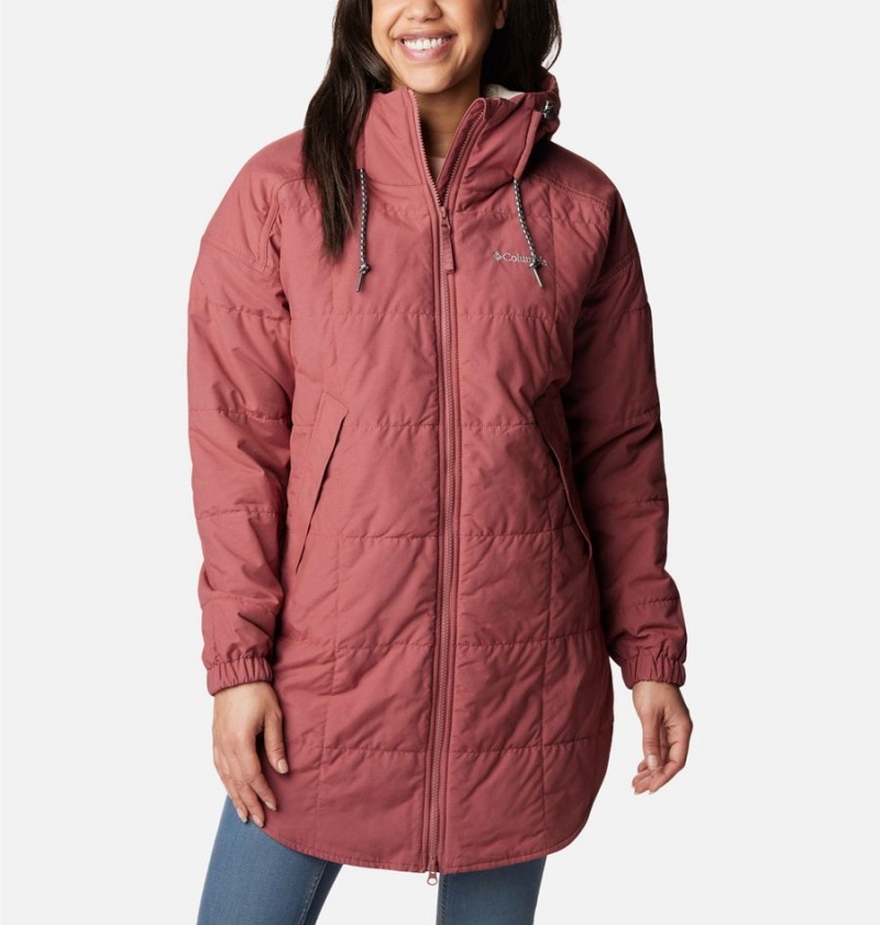 Columbia Chatfield Hill Novelty Women\'s Coats Pink | ASQCTB-312
