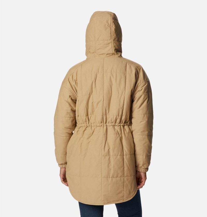 Columbia Chatfield Hill Novelty Women's Coats Khaki | BPCMHL-420