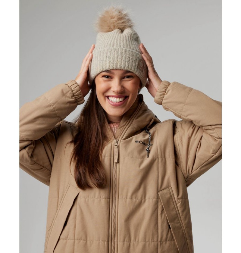 Columbia Chatfield Hill Novelty Women's Coats Khaki | BPCMHL-420