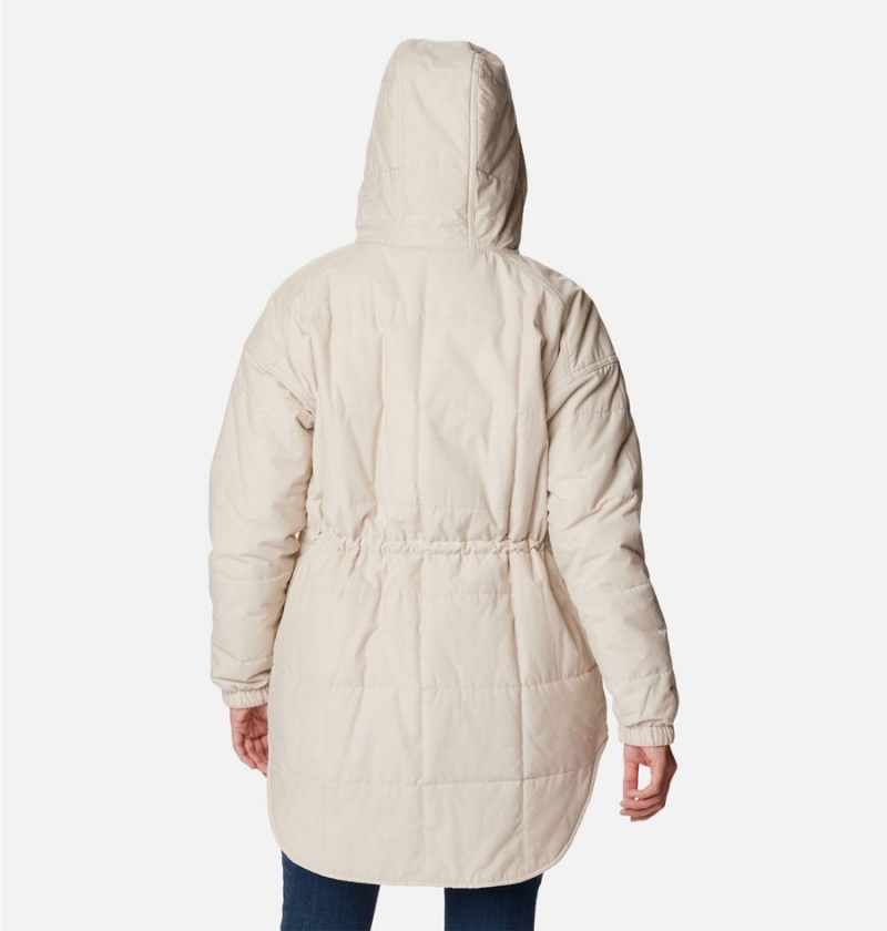 Columbia Chatfield Hill Novelty Women's Coats White | QGHRFZ-146
