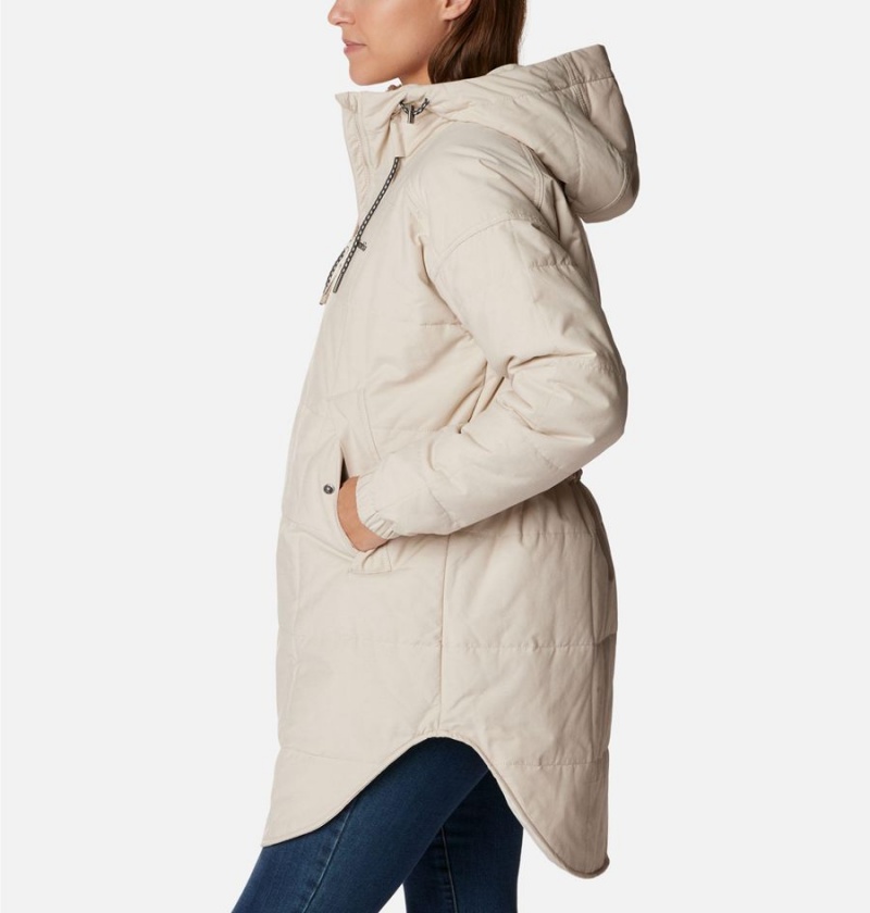 Columbia Chatfield Hill Novelty Women's Coats White | QGHRFZ-146