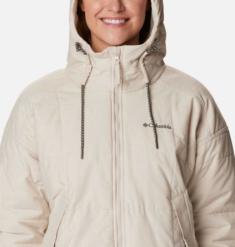 Columbia Chatfield Hill Novelty Women's Coats White | QGHRFZ-146