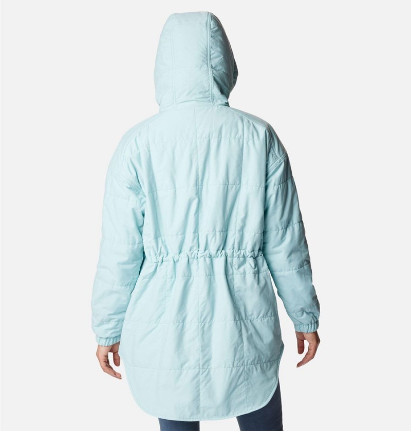 Columbia Chatfield Hill Novelty Women's Coats Turquoise | DTJCGB-975