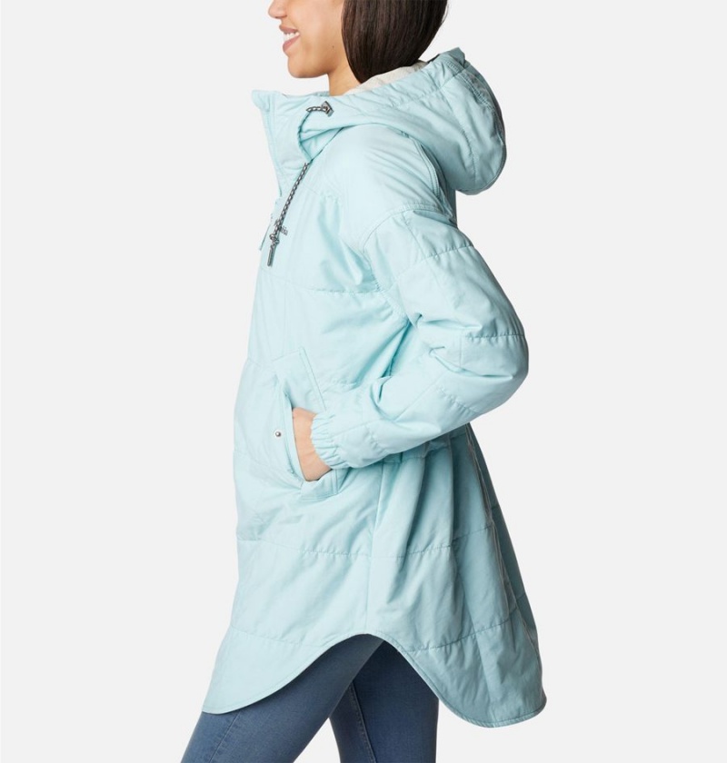 Columbia Chatfield Hill Novelty Women's Coats Turquoise | DTJCGB-975