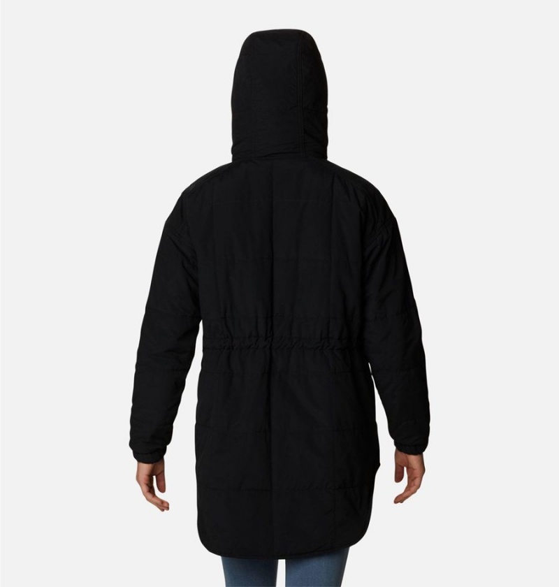 Columbia Chatfield Hill Novelty Women's Coats Black | OVHGRP-471