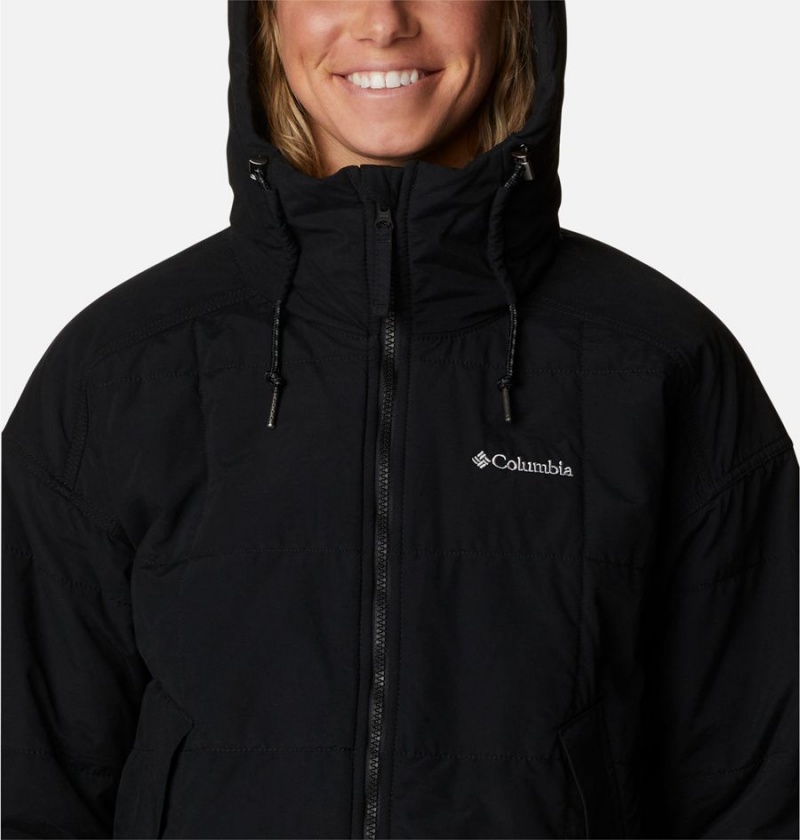 Columbia Chatfield Hill Novelty Women's Coats Black | OVHGRP-471